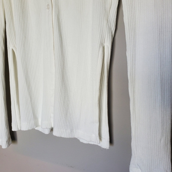 The Range Alloy Ribbed LS Button Down Cream Size S - Picture 5 of 8